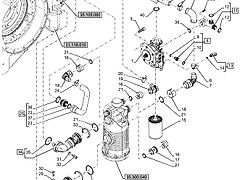 New Holland T6090 T6070 Pompa 45 cc 87738887 (Części zamienne)