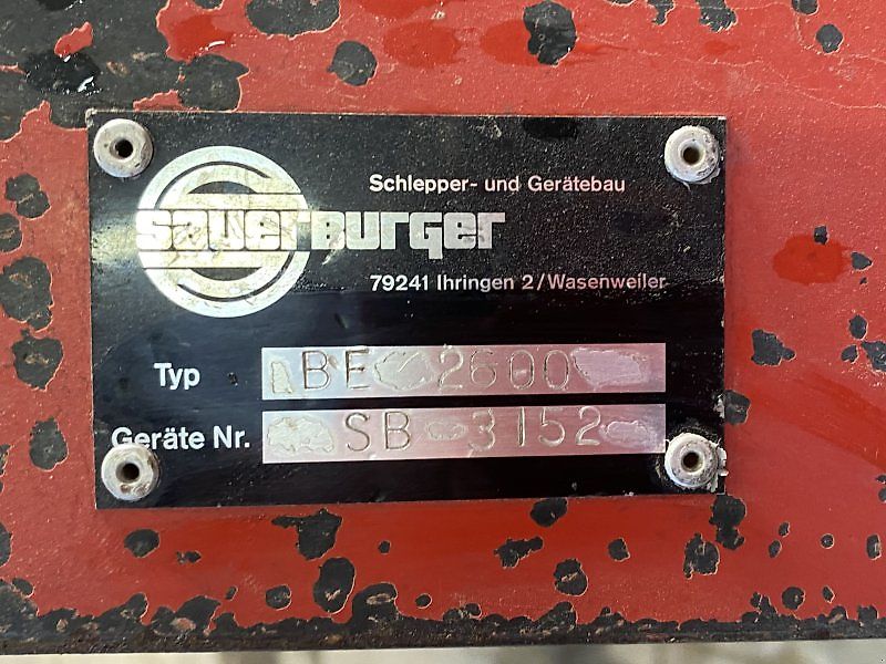Sauerburger BE 2600