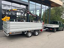 Universalanhänger mit Kran Gala 35.2