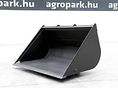 2,7 m³ grain bucket for Manitou telescopic loaders, reinforced with inner and corner bracing, with replaceable cutting edge