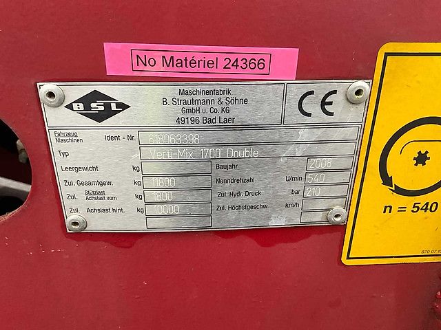 Strautmann vertimix 1700 double