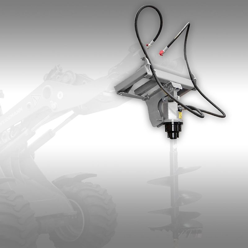 Jansen Hydraulik Erdbohrgerät Jansen HBG-5000 m. Euroaufnahme inkl. 2 Bohrer