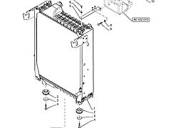New Holland T6070 Regen chlodnica olej 48060105R (Części zamienne)