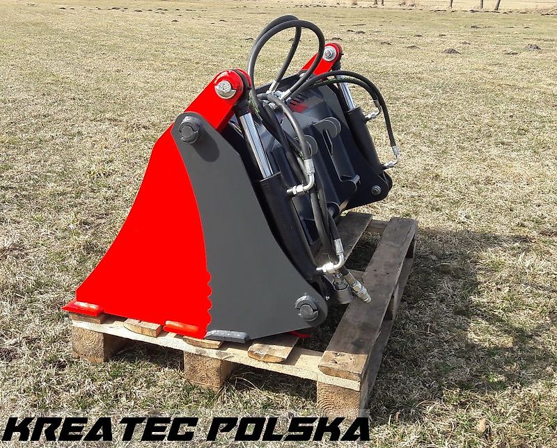 Grutech 3-in-1-Schaufel für Mini-Lader / Kompaktlader GTH-3w1M Breiten von 1 m bis 1,4 m