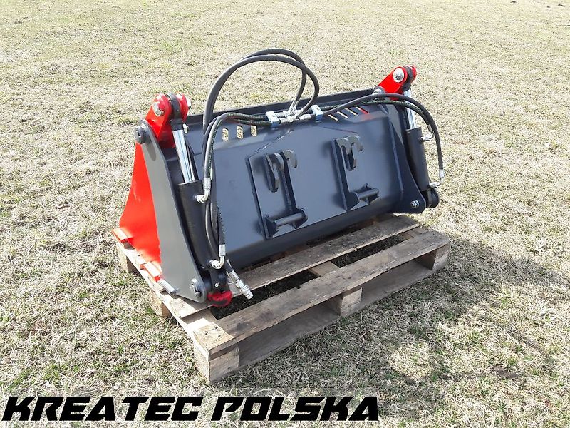 Grutech 3-in-1-Schaufel für Mini-Lader / Kompaktlader GTH-3w1M Breiten von 1 m bis 1,4 m