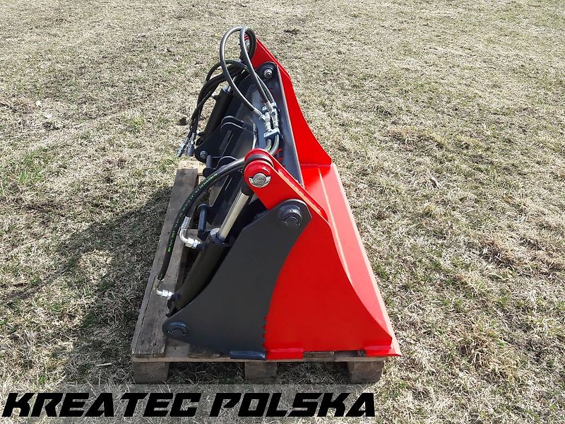 Grutech 3-in-1-Schaufel für Mini-Lader / Kompaktlader GTH-3w1M Breiten von 1 m bis 1,4 m