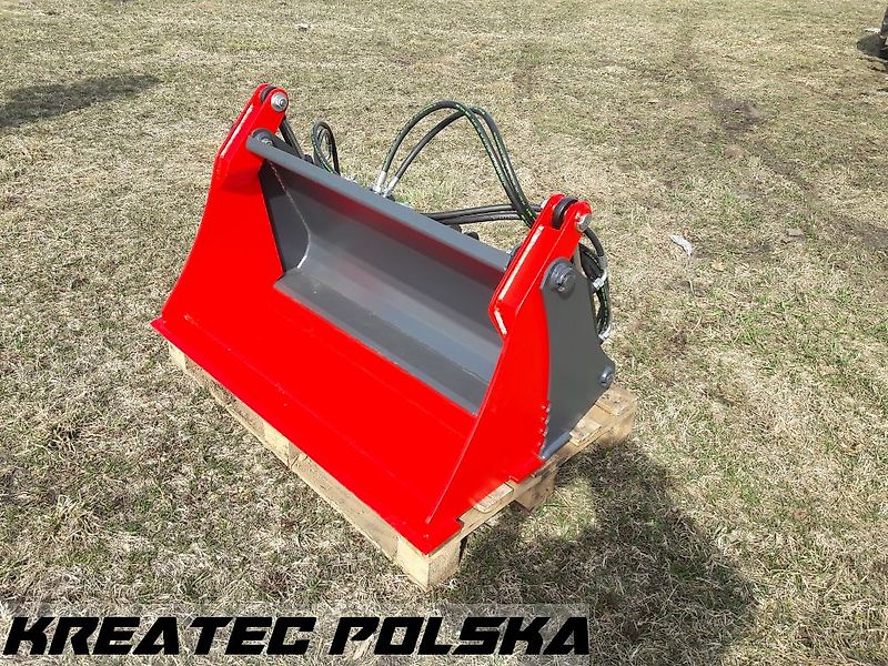 Grutech 3-in-1-Schaufel für Mini-Lader / Kompaktlader GTH-3w1M Breiten von 1 m bis 1,4 m