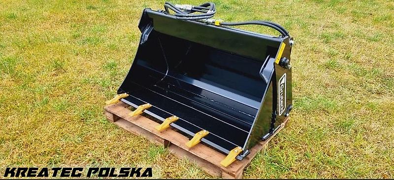 Grutech 3-in-1-Schaufel für Mini-Lader / Kompaktlader GTH-3w1M Breiten von 1 m bis 1,4 m