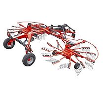 Kuhn GA 8131 dubbele hark met middenafleg