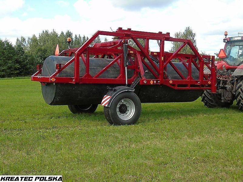 KMZ Wiesenwalze mit Fahrgestell 4m / meadow roller