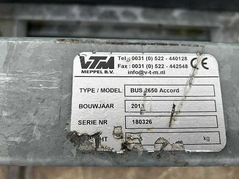 VTM Rubberschuif BUS 2650
