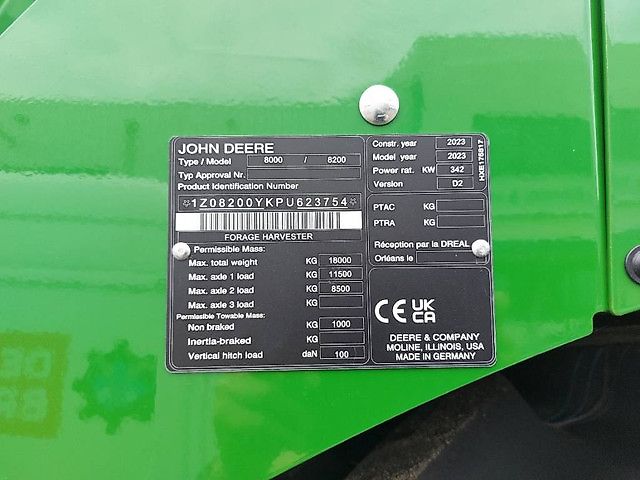 John Deere hakselaar 8200i