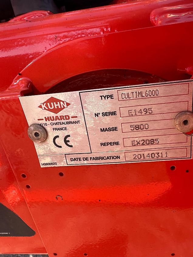 Kuhn Cultimer 6000 L