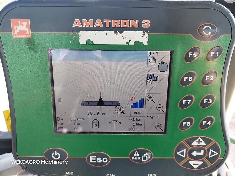 Amazone UX 6200 Super 36-24m med GPS
