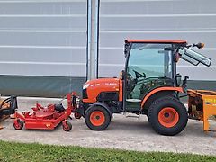 Kubota B2 231 290h Klima Salzstreuer Schneepflug Mäher