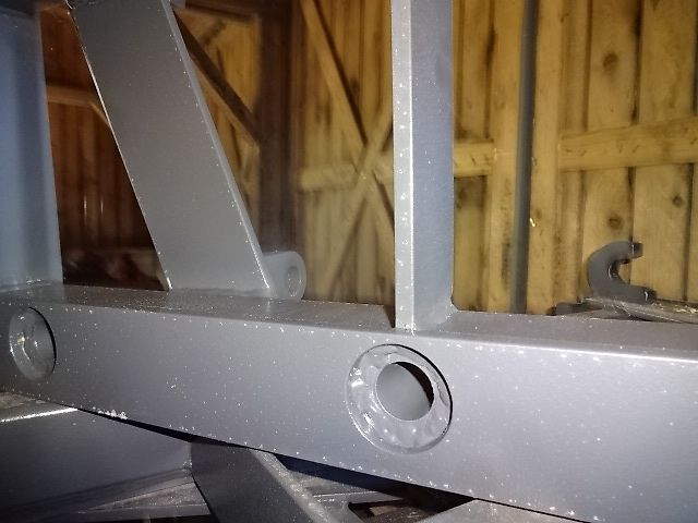 Palettengabel Euro SW- Anbau - Rahmen  mit Zinken SONDERPREISE-NEUE Palettengabel mit 1,2 mtr. Zinken - Rahmen mit Zinken