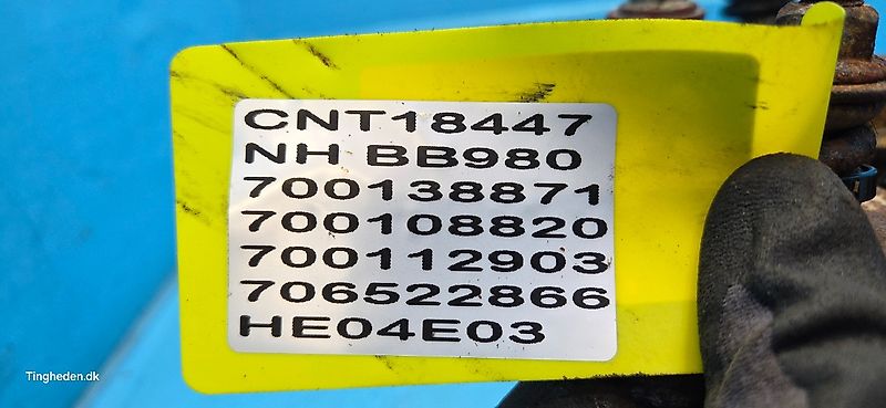 New Holland BB980 (Spare part/Reservedel/Ersatzteil)