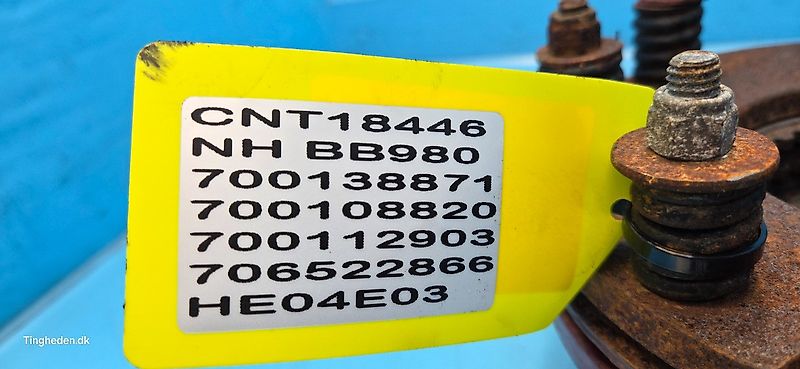 New Holland BB980 (Spare part/Reservedel/Ersatzteil)