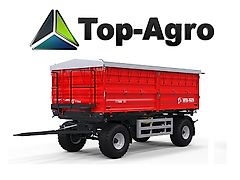 Metal-Fach TOP-AGRO T739 - 14t 3-Seiten Kipper TOP-AGRO Geteilte Bordwande