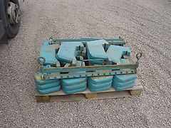 Fortschritt 14 Koffergewichte mit Halterung und Sicherung, Paketpreis