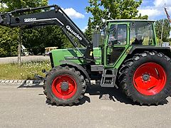 Fendt Farmer 308 LS mit Niedrig-Kabine, Frontlader, Fronthydraulik und Frontzapfwelle, Turbomatik