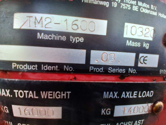 Trioliet Triomix TM2-1600