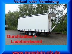 Möslein TPS 11 DL 7,30 neuer Planenanhänger, Ladebordwand