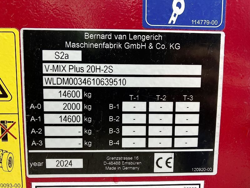 BvL V-MIX PLUS 20H-2S WIEGESYSTEM