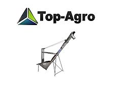 POM Augustów TOP-AGRO Überladeschnecke mit hydraulischem Antrieb T 206/5 3m-4m Verzinkt oder Edelstahl